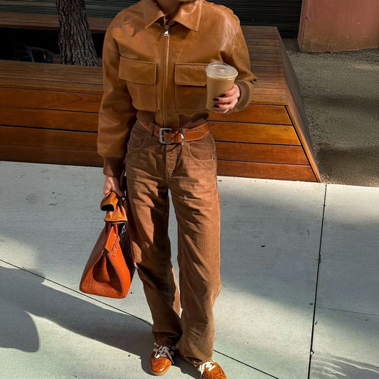 Cognac Leather Premium